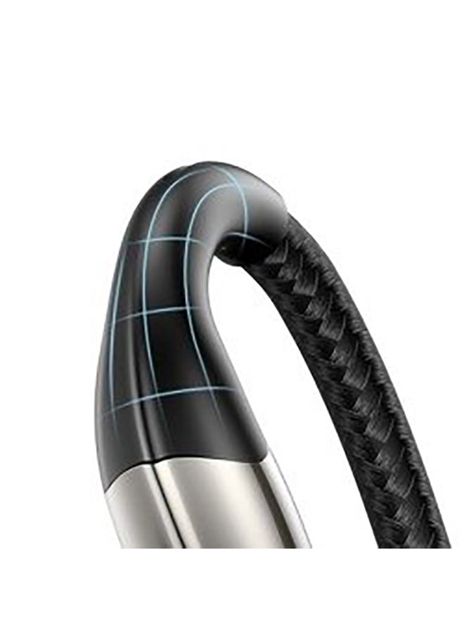 Baseus iPhone Charger Lightning Cable-Fast Charging Nylon Braided Phone Charger Cord Compatible with iPhone 13 12 Pro Max 11 Pro XR XS Max 10 8 Plus 7 6 6s 5c,SE 2020,iPad Black  - Image 4