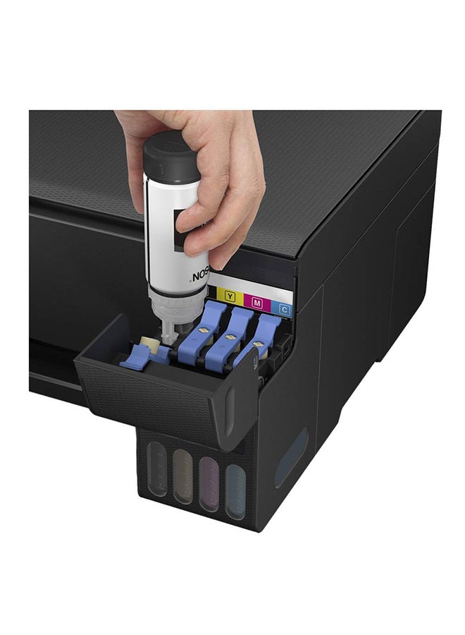 EPSON - Epson EcoTank L3150 Print/Scan/Copy Wi-Fi Tank Printer Black - Image 1