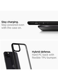 Spigen Ultra Hybrid Case Cover For Apple iPhone 11 Pro Max Matte Black  - Image 3