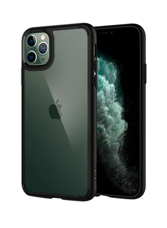 Spigen Ultra Hybrid for iPhone 11 Pro Case Cover - Matte Black/Clear - Image 1