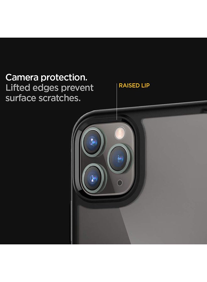 Spigen Ultra Hybrid for iPhone 11 Pro Case Cover - Matte Black/Clear - Image 3