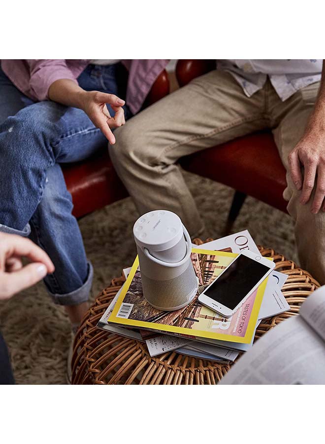 BOSE - Portable Smart Speaker, Water-Resistant Design With 360° Sound Bluetooth Wi-Fi And Airplay 2 Triple Luxe Silver - Image 1
