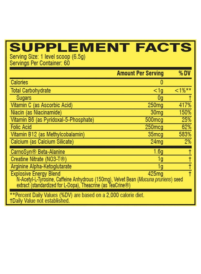 CELLUCOR - C4 Original Explosive Pre-Workout - Icy Blue Razz - 60 Servings - Image 1