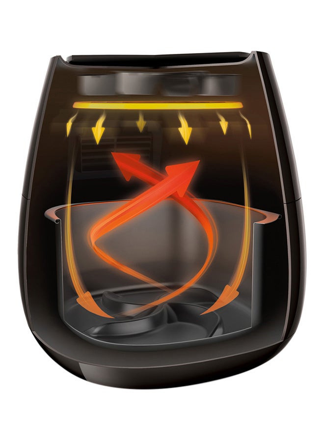 Philips - Daily Collection Airfryer 0.8 L 1425 W HD9218/51 Black - Image 1