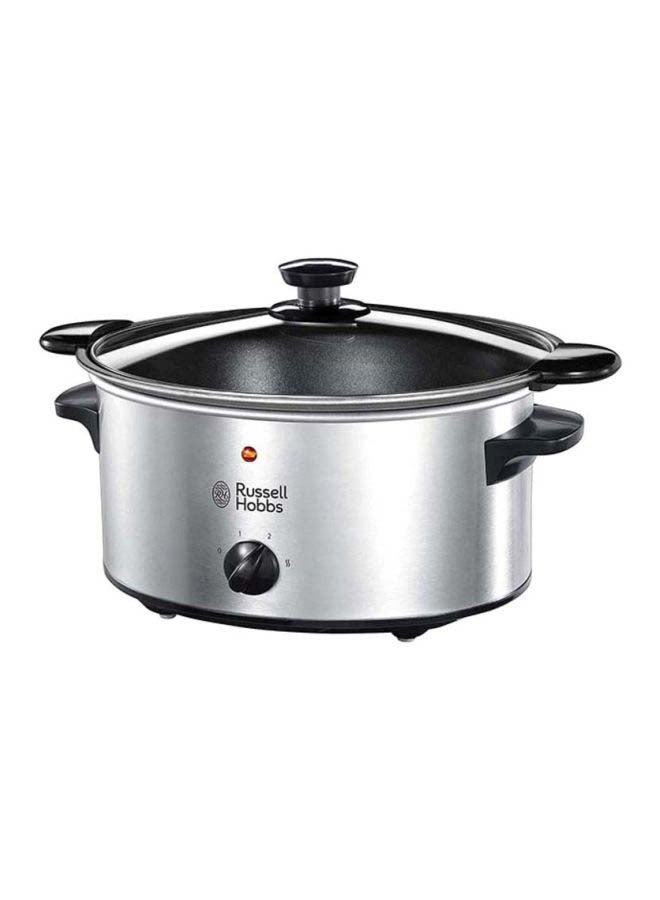 Russell Hobbs Slow Cooker - 3.5L with Searing Pot, 3 Heat Settings, Non-slip Feet, Dishwasher Safe 3.5 L 160 W 22740GCC/19790 Silver  - Image 1
