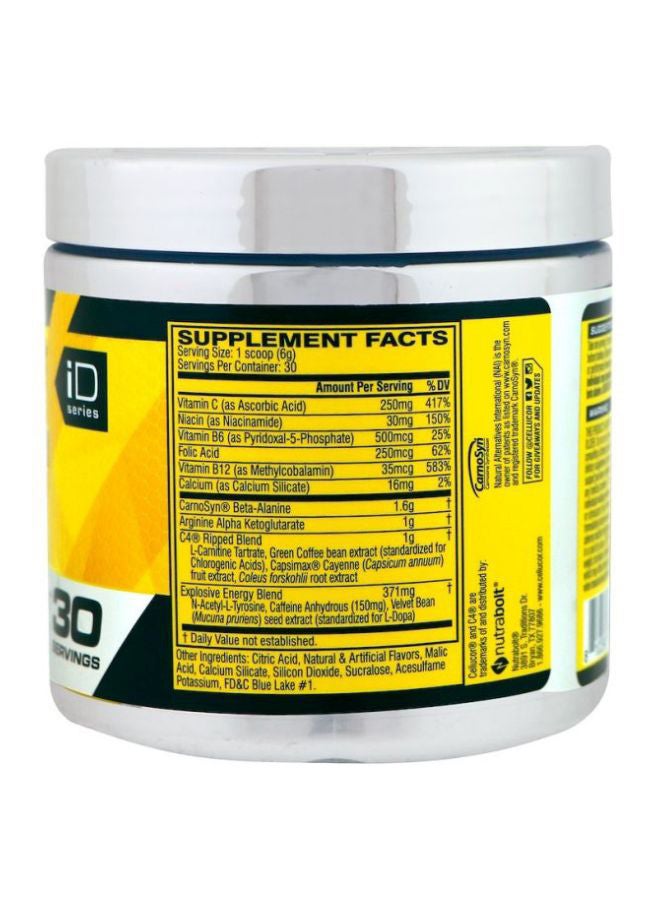 CELLUCOR - C4 Ripped Explosive Pre-Workout - Icy Blue Razz - 30 Servings - Image 1