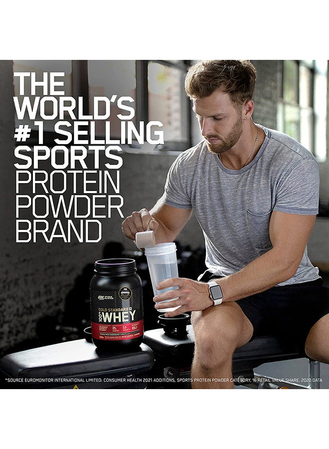 أوبتيموم نيوتريشن بروتين مصل اللبن جولد ستاندرد 100% - كريمة الفانيليا الفرنسية - 907 جرام - Image 4