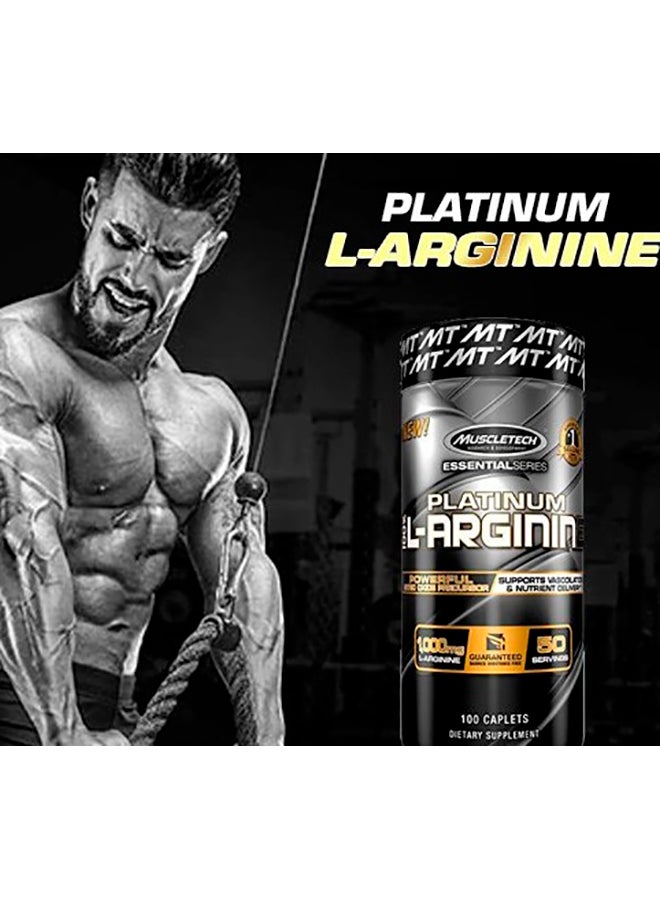 MuscleTech - Platinum L- Arginine Unflavored Caplets - Image 1