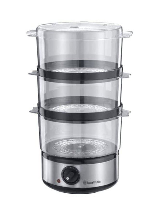 راسيل هوبز جهاز طهي الطعام بالبخار من 3 طبقات 7 L 400 W 14453 فضي / شفاف  - Image 1