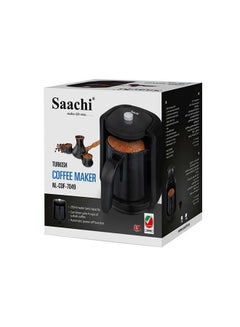 Saachi Turkish Coffee Maker Can Make Upto 4 Cups of Coffee in 4 Minutes or Less 480 W NL-COF-7049-BK Black  - Image 5