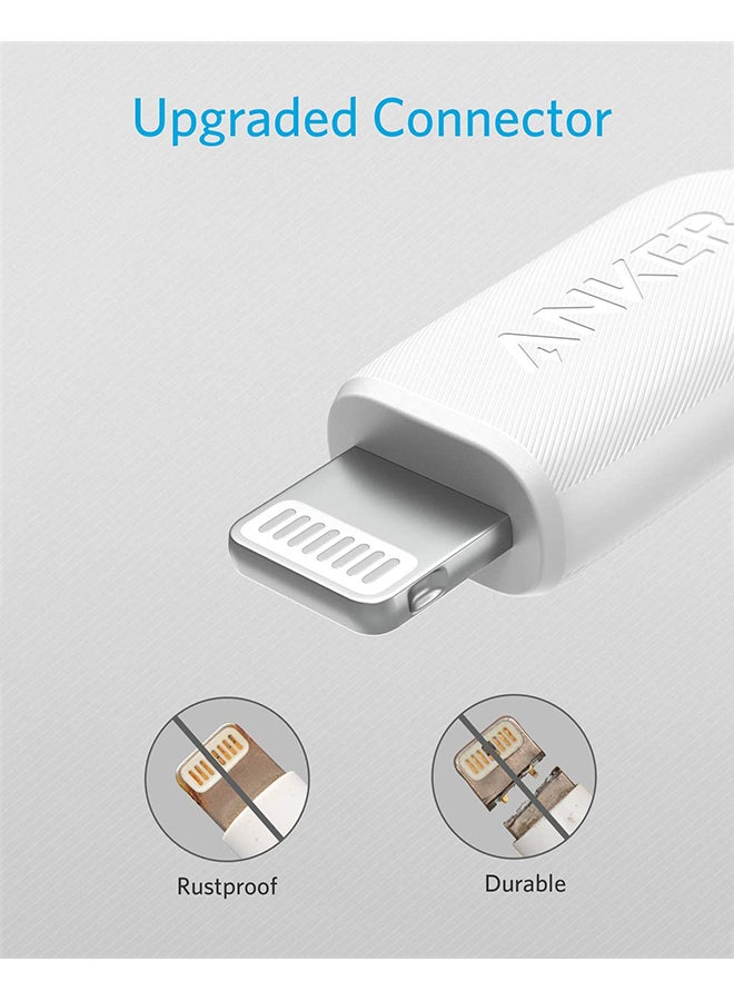 كابل باور لاين III بقابس USB A وموصل لايتنينج بطول 1.8 م أبيض - v1634462244/N43212795A_5