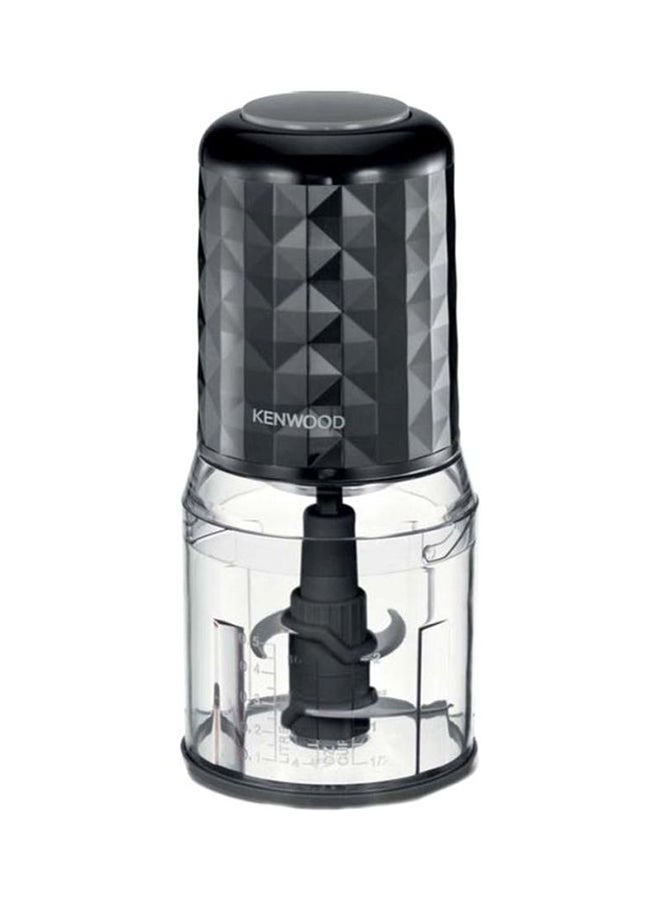 KENWOOD Electric Food Chopper With 500Ml Bowl, Dual Speed, Stainless Steel Quad Blade, Rubber Lid, Ice Crush Function 0.8 L 400 W CHP40.000BK Black  - Image 1