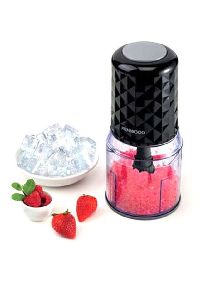 KENWOOD Electric Food Chopper With 500Ml Bowl, Dual Speed, Stainless Steel Quad Blade, Rubber Lid, Ice Crush Function 0.8 L 400 W CHP40.000BK Black  - Image 2