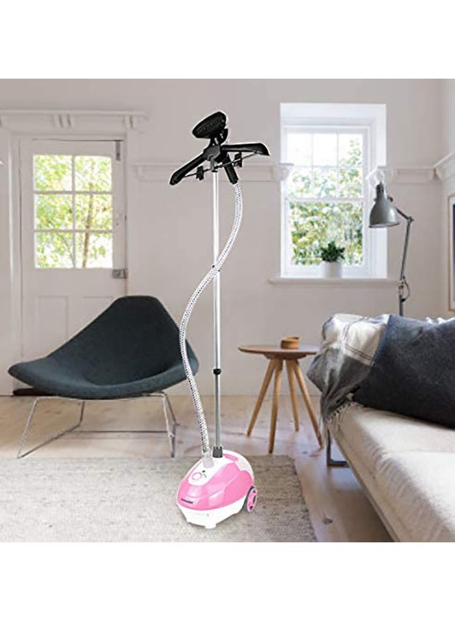 SONASHI - Garment Steamer - Suitable for All Fabrics | Automatic Re-Start and Double Safety System | Big Water Tank 1.3L with Overheat Protection | Continuous Working 40 MINs 1.3 L 1700 W SGS-321 Pink - Image 1