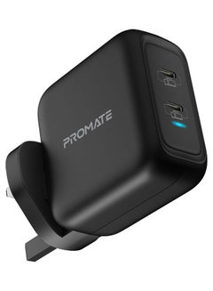 PROMATE 90W Power Delivery GaNFast Charging Adaptor Black  - Image 1