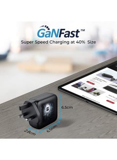 PROMATE 90W Power Delivery GaNFast Charging Adaptor Black  - Image 5