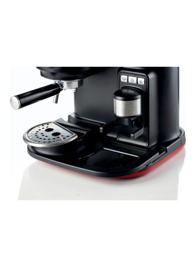 أريتي ماكينة موديرنا لتحضير قهوة اسبريسو طراز 1318 0.8 L 1000 W ART1318 أحمر وأسود - Image 5