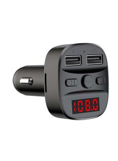 Earldom Bluetooth FM Transmitter Fast Car Charger Black  - Image 3