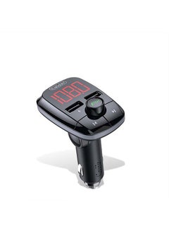 Earldom Bluetooth FM Transmitter Fast Car Charger Black  - Image 2