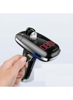 Earldom Bluetooth FM Transmitter Fast Car Charger Black  - Image 3
