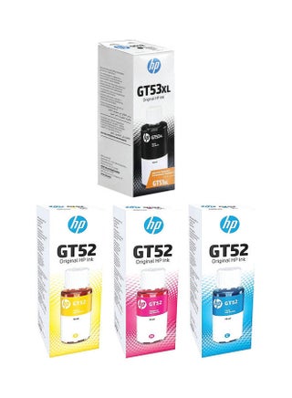 GT53XL (أسود) + GT52 (سماوي، أصفر، أرجواني) حزمة من 4 حزم متعددة الألوان متعدد الألوان - view 4