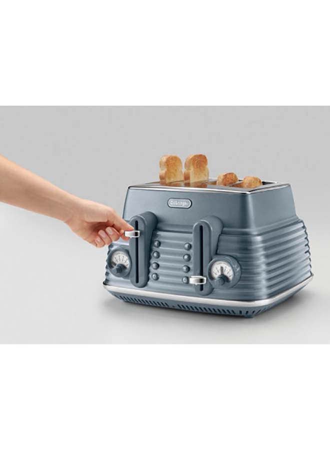 ديلونجي محمصة خبز سكولبيتو سعة 4 شرائح 1800 W CTZS4003.AZ أزوري - Image 4