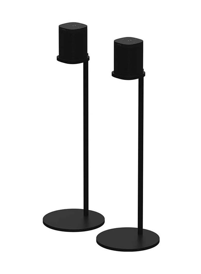 Sonos - Pair - Stands For One And Play:1 SS1FSWW1BLK Black - Image 1
