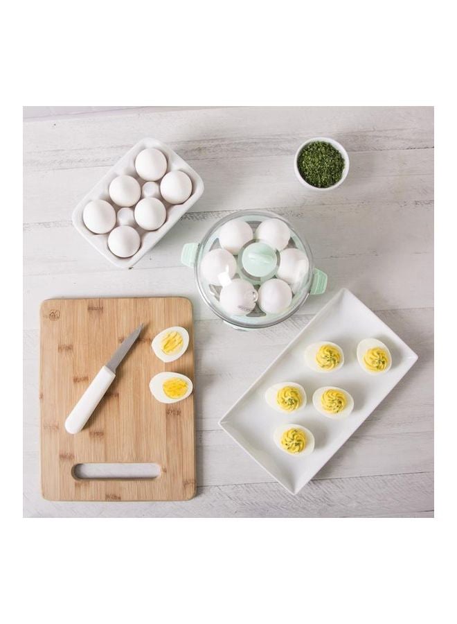Dash - Rapid Egg Cooker: 6 Egg Capacity Electric Egg Cooker For Hard Boiled Eggs, Poached Eggs, Scrambled Eggs, Or Omelets With Auto Shut Off Feature 360 W DEC005AQ Green/Clear - Image 1