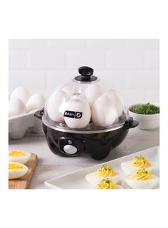 Dash Rapid Egg Cooker: 6 Egg Capacity Electric Egg Cooker For Hard Boiled Eggs, Poached Eggs, Scrambled Eggs, Or Omelets With Auto Shut Off Feature 360 W DEC005BK Black/Clear  - Image 3