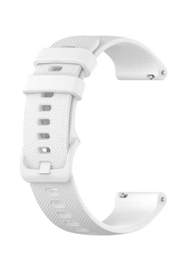 FITME Classic Silicone Band For 20mm Watches White - Image 1