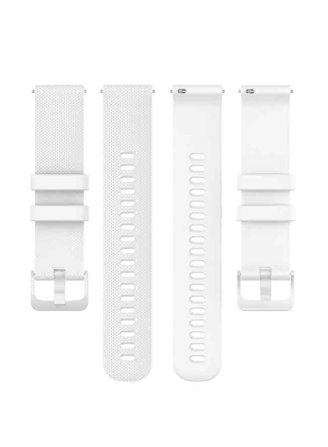 FITME Classic Silicone Band For 20mm Watches White - Image 3