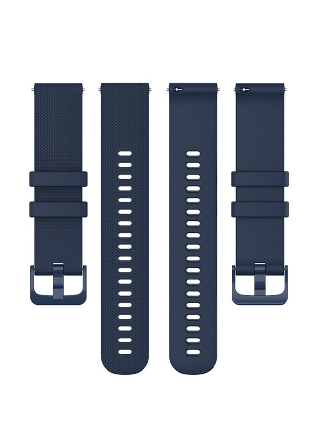 FITME Classic Silicone Band For 20mm Watches Navy - Image 3