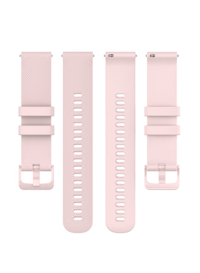 FITME Classic Silicone Band For 20mm Watches Pink - Image 3