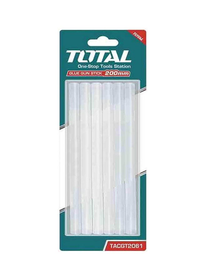 TOTAL Set Of Sticky Wax Stick 6Pcs Clear 26.4 x 8.9 x 1.3cm