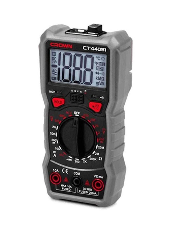 Crown Digital Multimeter 600 Volts - B3 Ct44051 Grey | Best Price Egypt ...