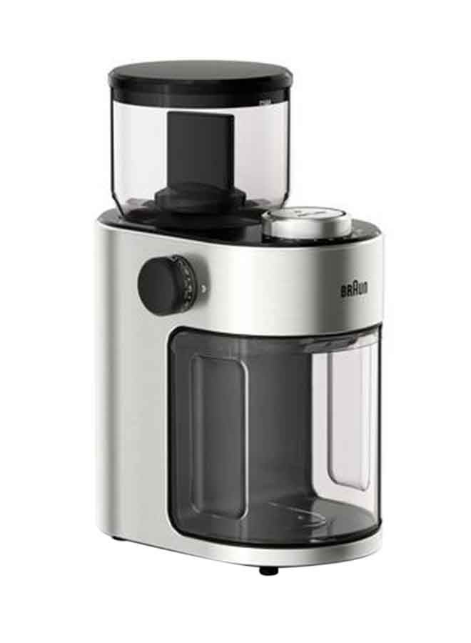 BRAUN - Coffee Grinder , 220g Bean Container Capacity, 15 grind Setting, Drip Filter, Overheat Protection, 0.22 kg 110 W KG7070 Silver - Image 1
