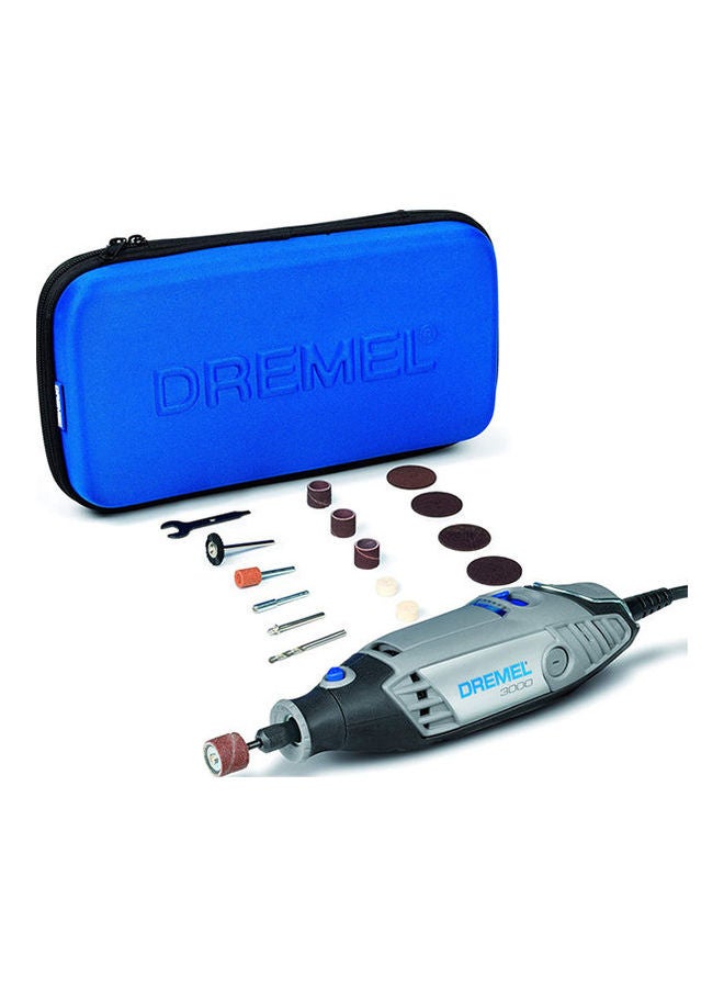 DREMEL 3000 Rotary Multi Tool 130 W, Kit With 15 Accessories Balck 45 x 50 x 190cm - Image 1