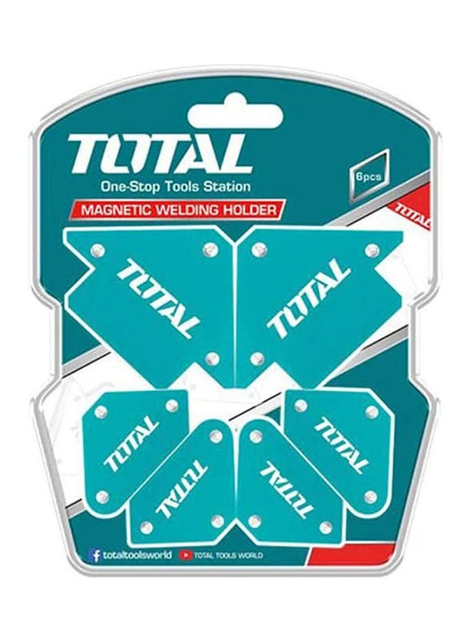 TOTAL Magnet Welding Angle Kit 6 Pieces Model-  Tamwh6002 Blue 11grams 