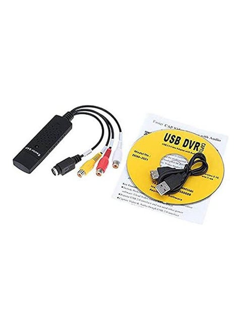 Portable Easier Cap USB Cable Black