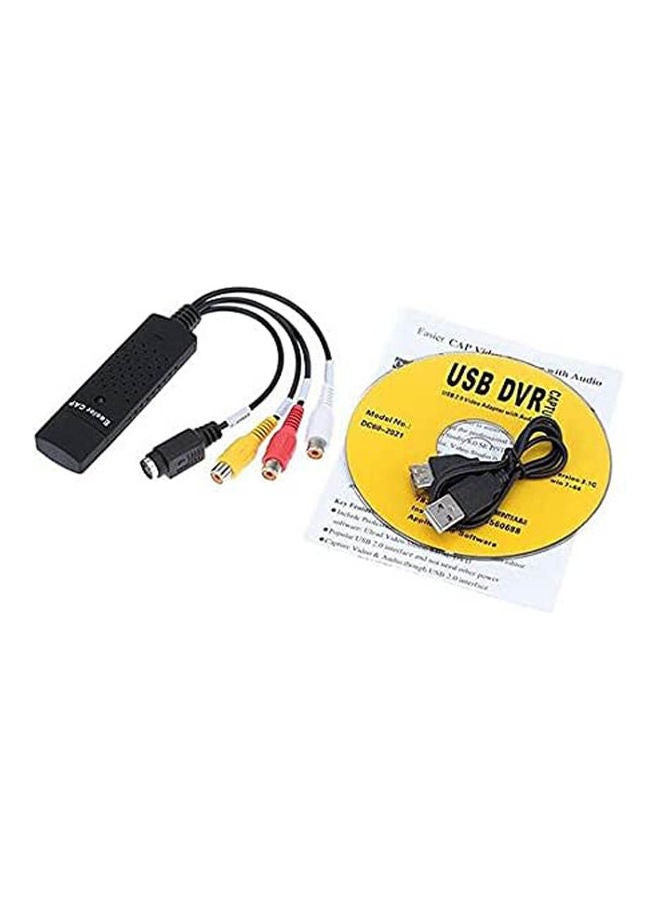 Portable Easier Cap USB Cable Black