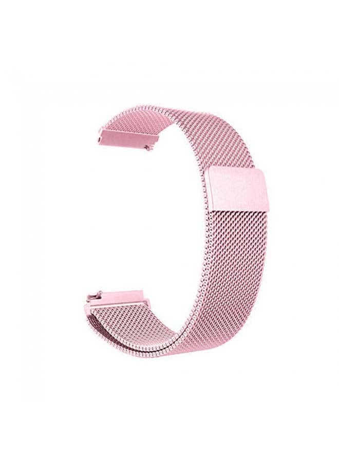 MARGOUN - Replacement Milanese Steel Band For Samsung Galaxy Watch Active/Active2 Pink - Image 1