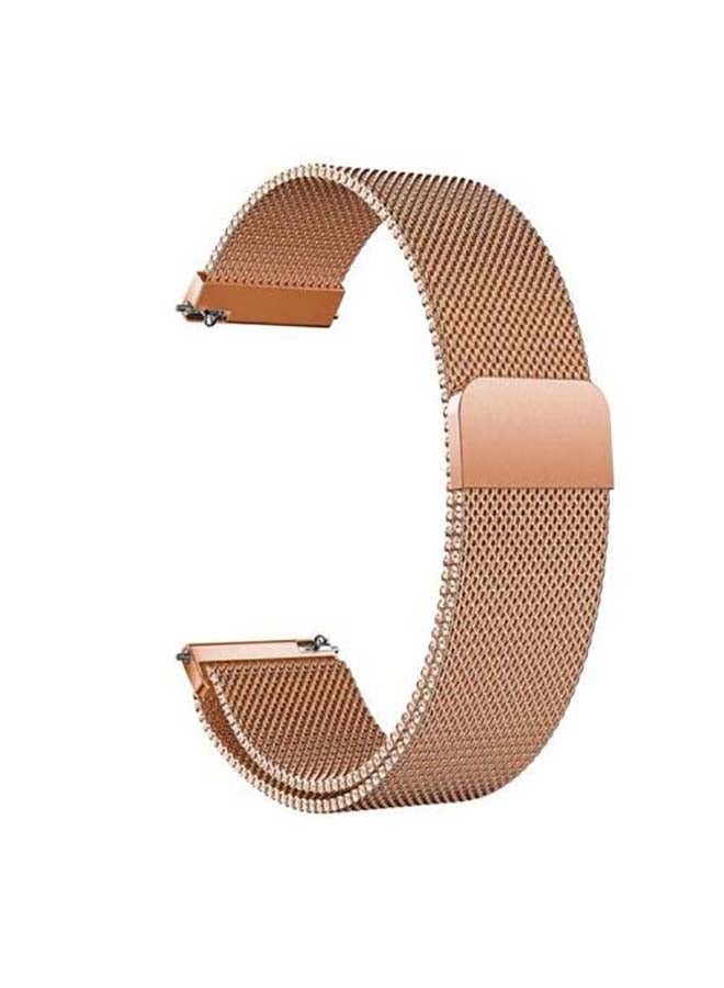 MARGOUN - Replacement Milanese Steel Band For Samsung Galaxy Watch Active/Active2 Copper - Image 1