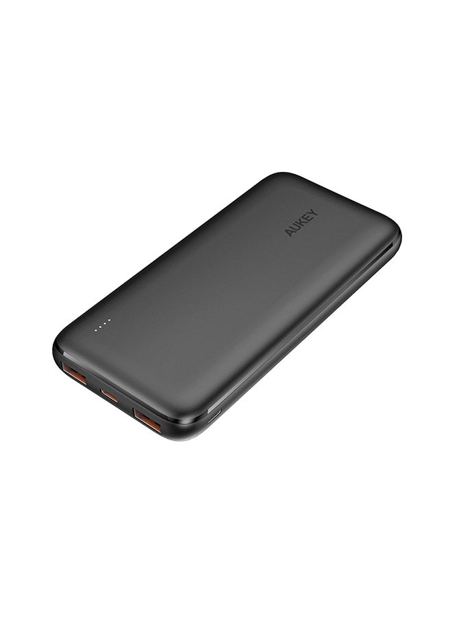 10000 mAh Power Bank 20W PD & USB-C Black 