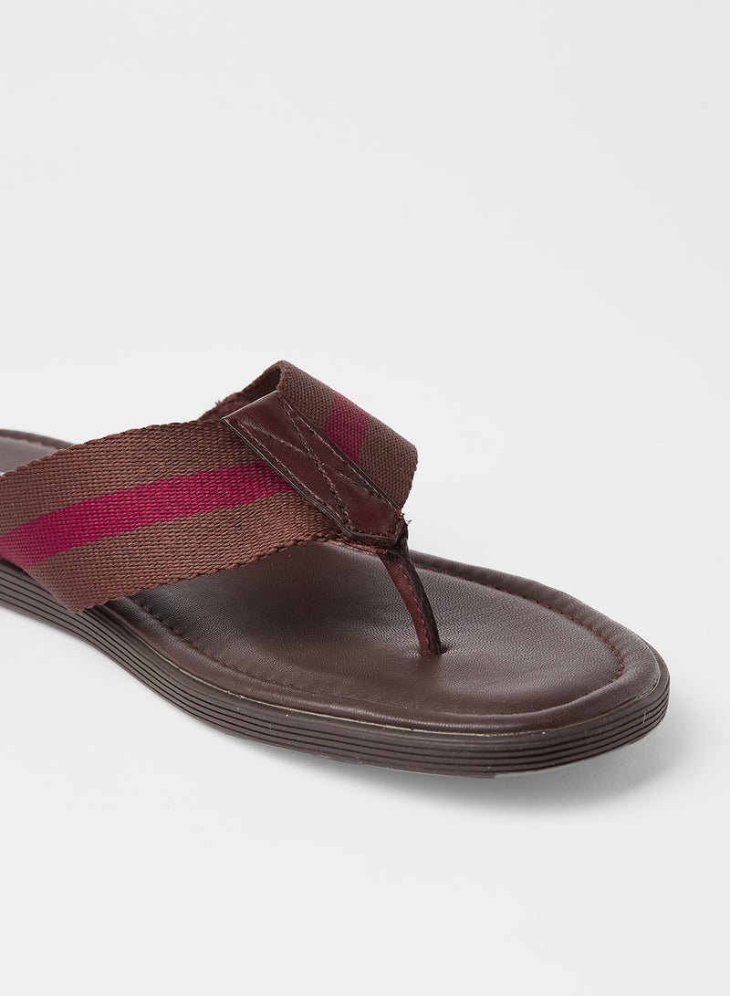 Tidal Flip Flops Dark Brown