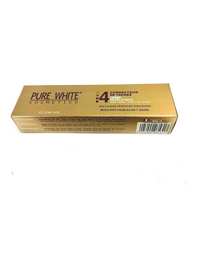 Pure White Cosmetics Gold Cream 4 Dark Spots Corrector Multicolour 650ml 