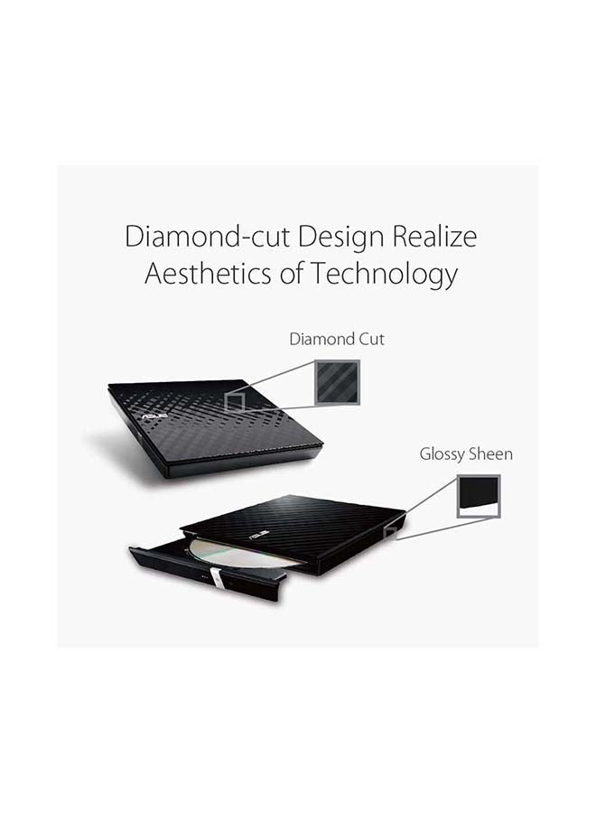 أسوس - محرك أقراص خارجي SDRW-08D2S-U Lite بمنفذ USB 2.0 - Image 1