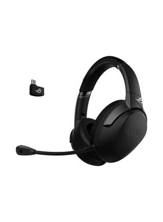 ROG Strix Go 2.4 Electro Punk Wireless Gaming Headphones with USB-C 2.4 GHz Adapter | AI Powered Noise-Cancelling Microphone | Over-ear Headphones for PC, Mac, Nintendo Switch, and PS5/PS4 - v1634475890/N51329764A_1