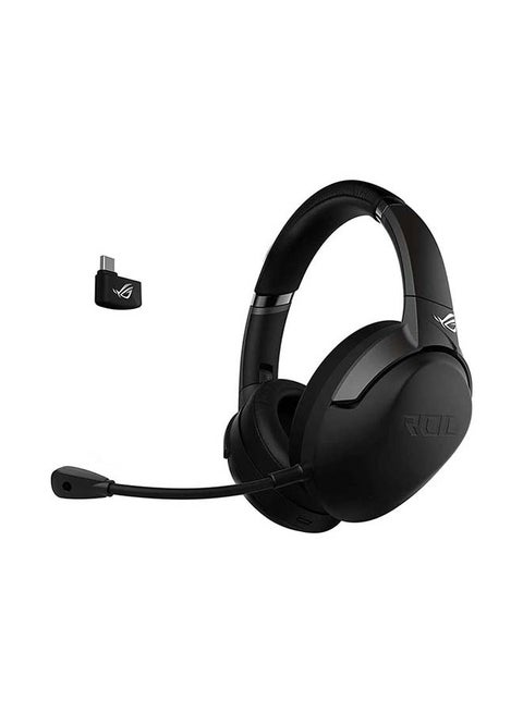ROG Strix Go 2.4 Electro Punk Wireless Gaming Headphones with USB-C 2.4 GHz Adapter | AI Powered Noise-Cancelling Microphone | Over-ear Headphones for PC, Mac, Nintendo Switch, and PS5/PS4