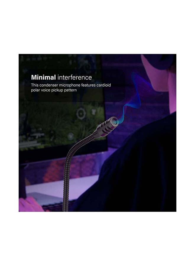 فيرتوكس ميكروفون كوندور عالي الحساسية بمنفذ USB للألعاب، لون أسود - Image 4