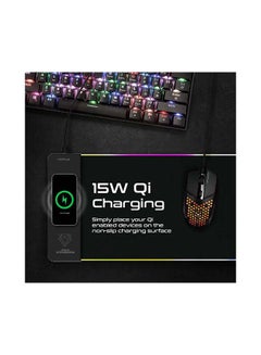 VERTUX Raftpad Anti-Friction LED Gaming Mouse Pad 15W  - Image 3